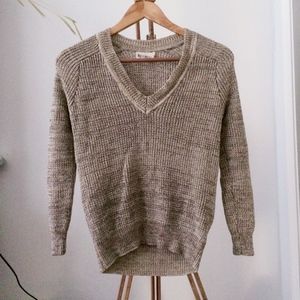 Urban Outfitters bycorpus Tan V-Neck Sweater XS